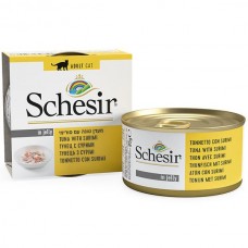 Schesir Tuna with Surimi ТУНЕЦ с СУРИМИ в желе влажный корм консервы для кошек 85 г (750068)